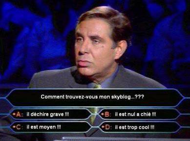 Comment trouvez-vous mon blog?